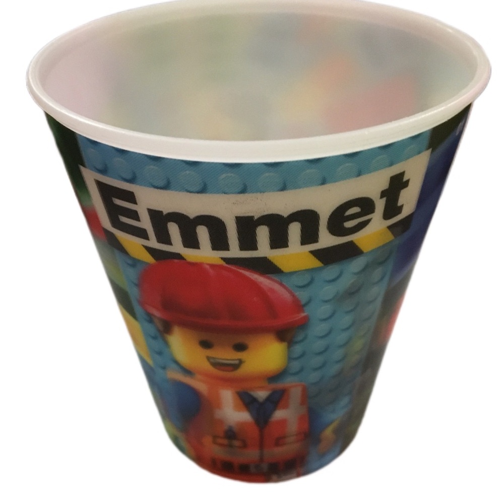 Colorful Emmet LEGO Cup